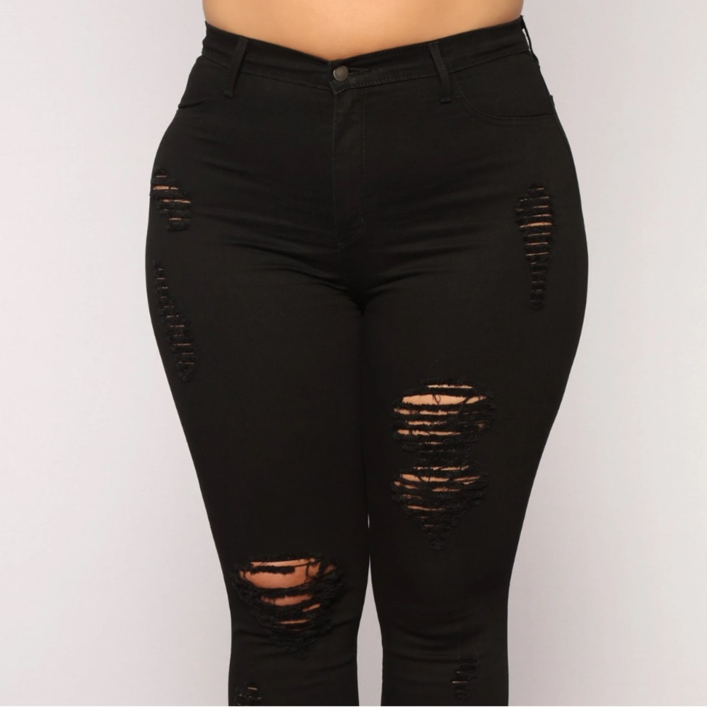 NWT- Black Skinny Jeans -Size 15 - Picture 11 of 14
